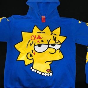 Griselda‎ Westside Gunn Blue FlyGod Super LISA Hoodie Small
